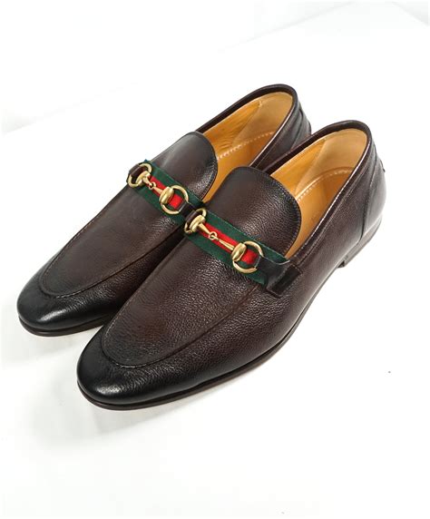 gucci loafers green and red